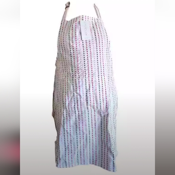 Valentine's Day Apron Love Stitched Hearts Apron (28" x 38") - Picture 2 of 4